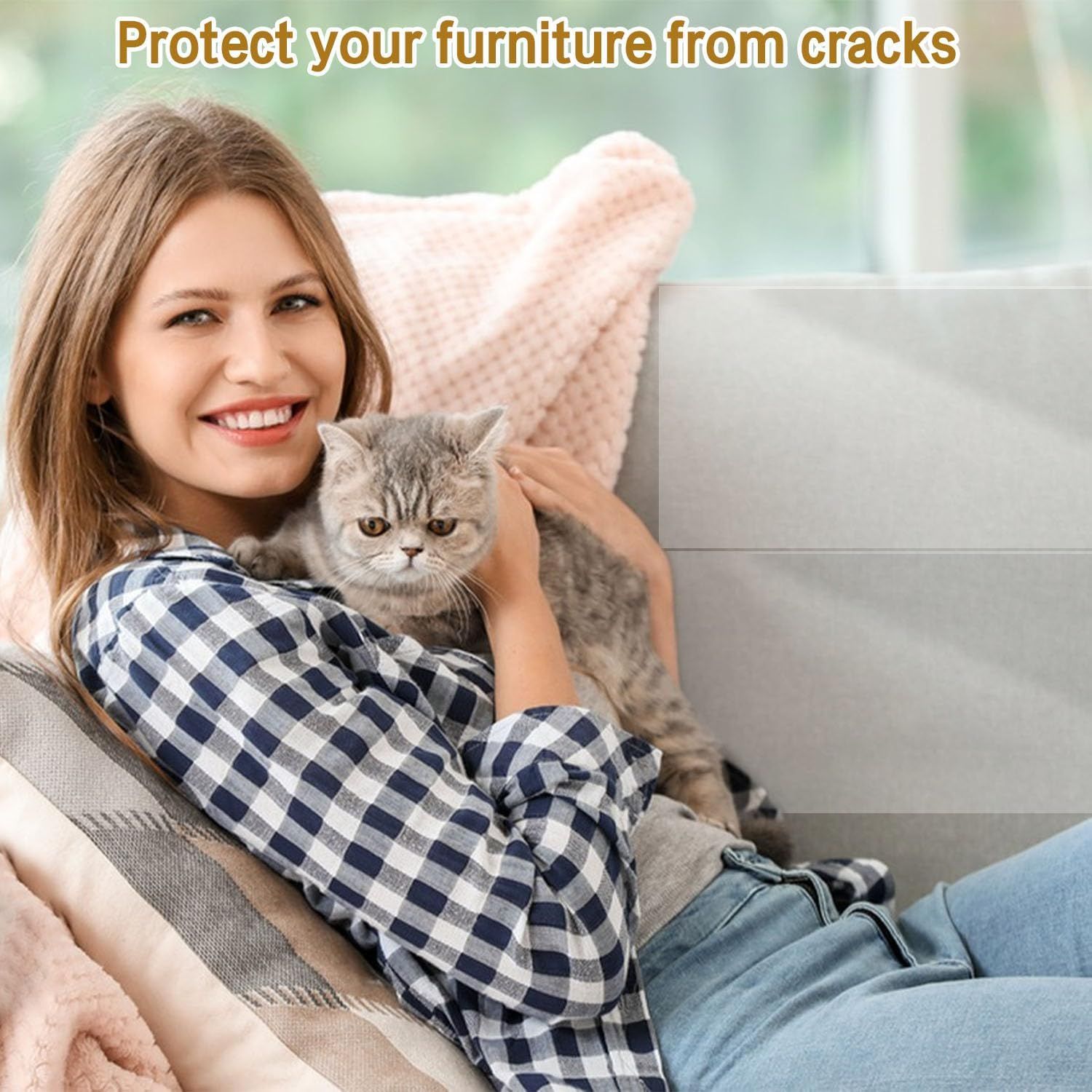 Self-Adhesive Cat Scratch Film, 30 X 300 Cm, Scratch Protection, Sofa Protection, Cat Scratching Film, Cats for Furniture, Anti-Scratch Film for Cats, PVC Cats, Scratch Protection, Sofa image number 1