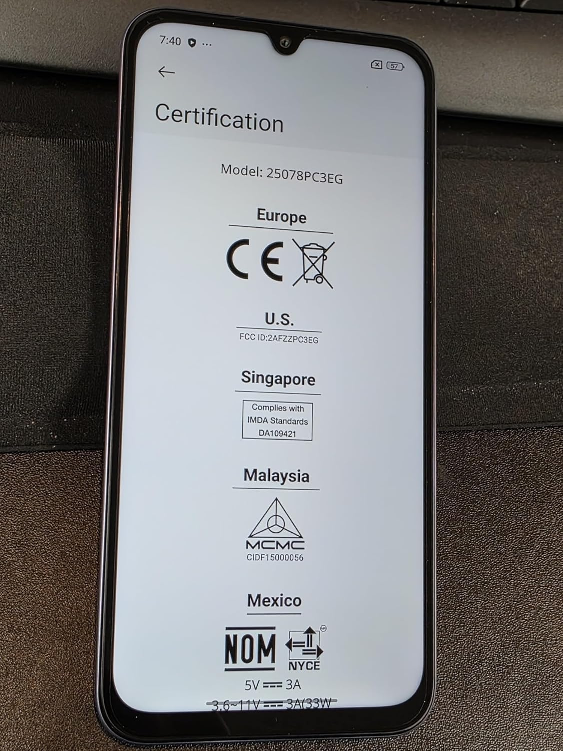 XIAOMI Poco C85 4G LTE (Compatible with Tmobile Tello Mint & Global) (256GB + 8GB) Unlocked Dual SIM 6.9" 50MP Model 25078PC3EG (Black) - Black image number 4