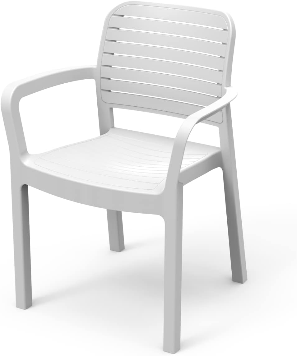 Keter Chloe Chair, White image number 3