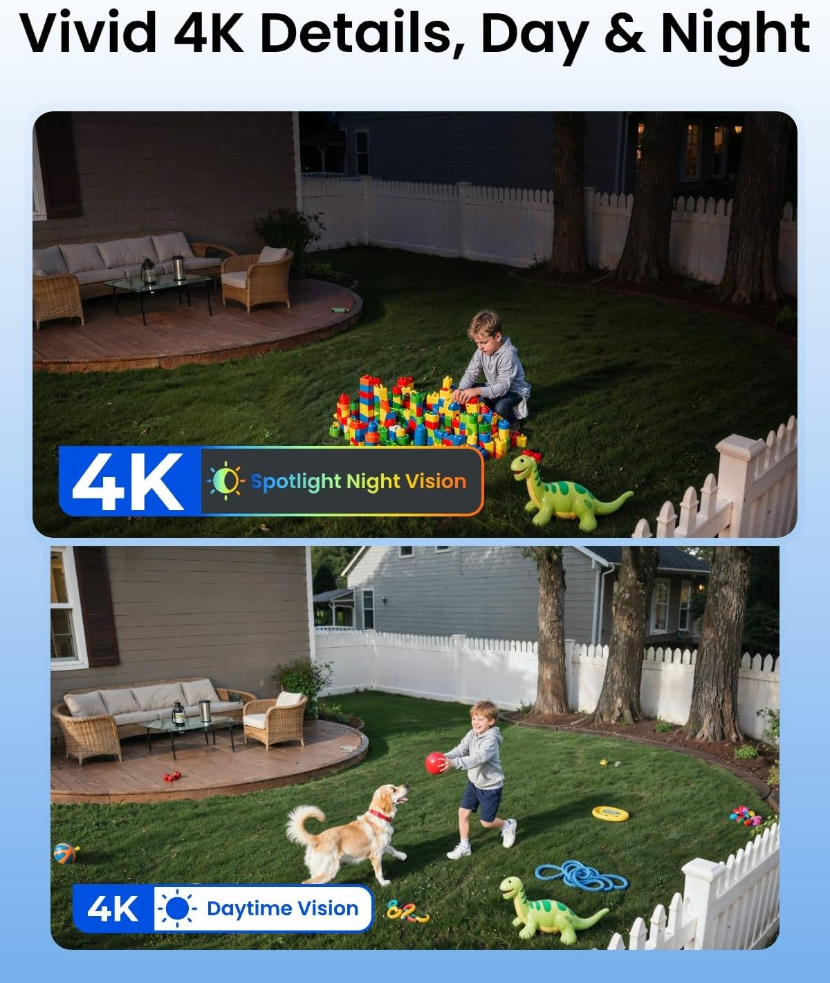 REOLINK 4K Solar Security Cameras Wireless Outdoor System, Color Night Vision, 360&deg; Pan Tilt Auto-Tracking, Smart Detection, 2.4/5Ghz Wifi, Encrypted Local Storage, Home Hub*4-Argus PT Ultra Kit