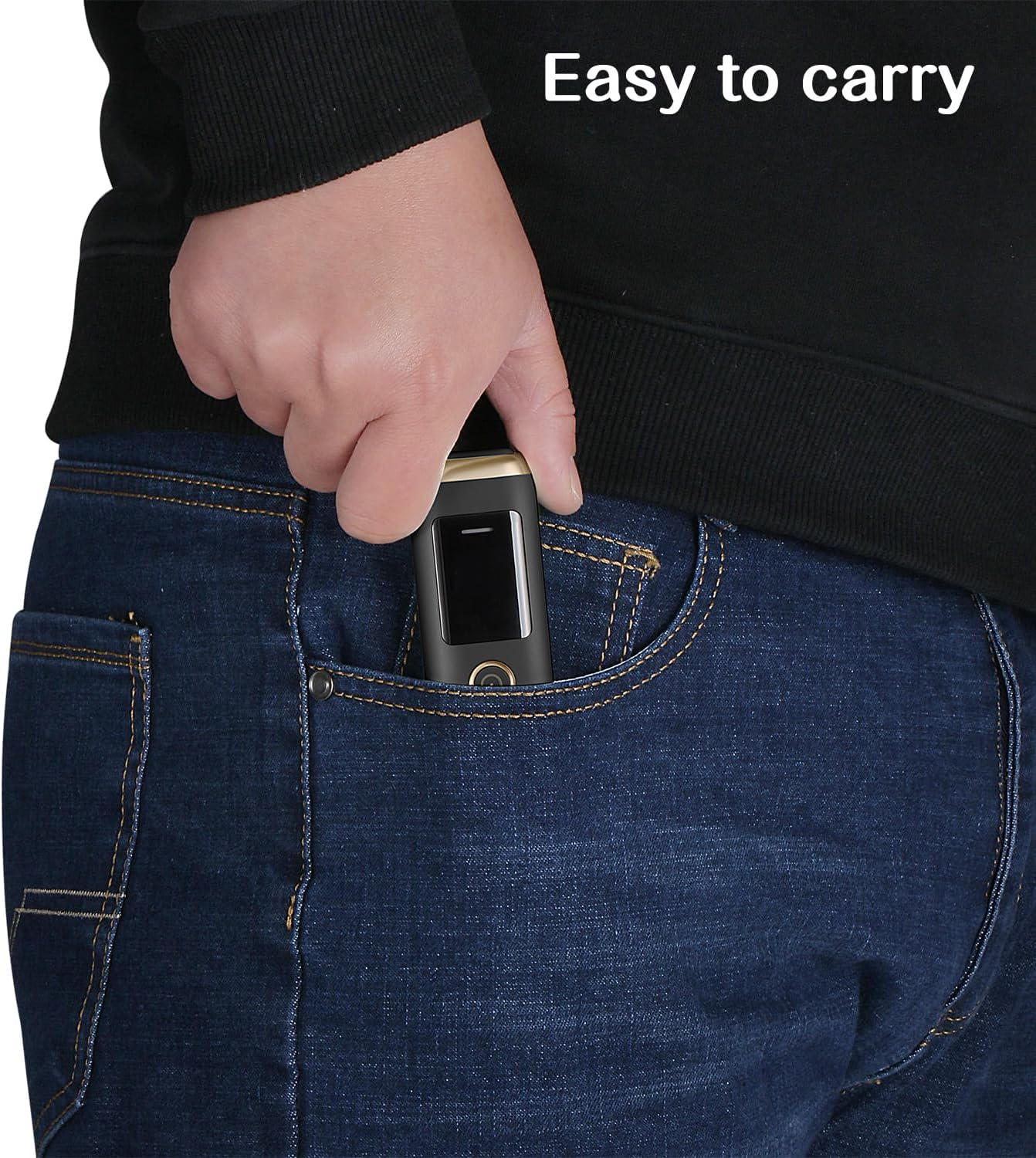 Smart Oral Odor Freshening Detector, Portable Bad Oral Odor Breath Freshening Monitor with 32-Bit CPU for Halitosis Detection - Instant Vscs Analyzer, Handheld Bad Breath Checker for Oral Hygiene Care