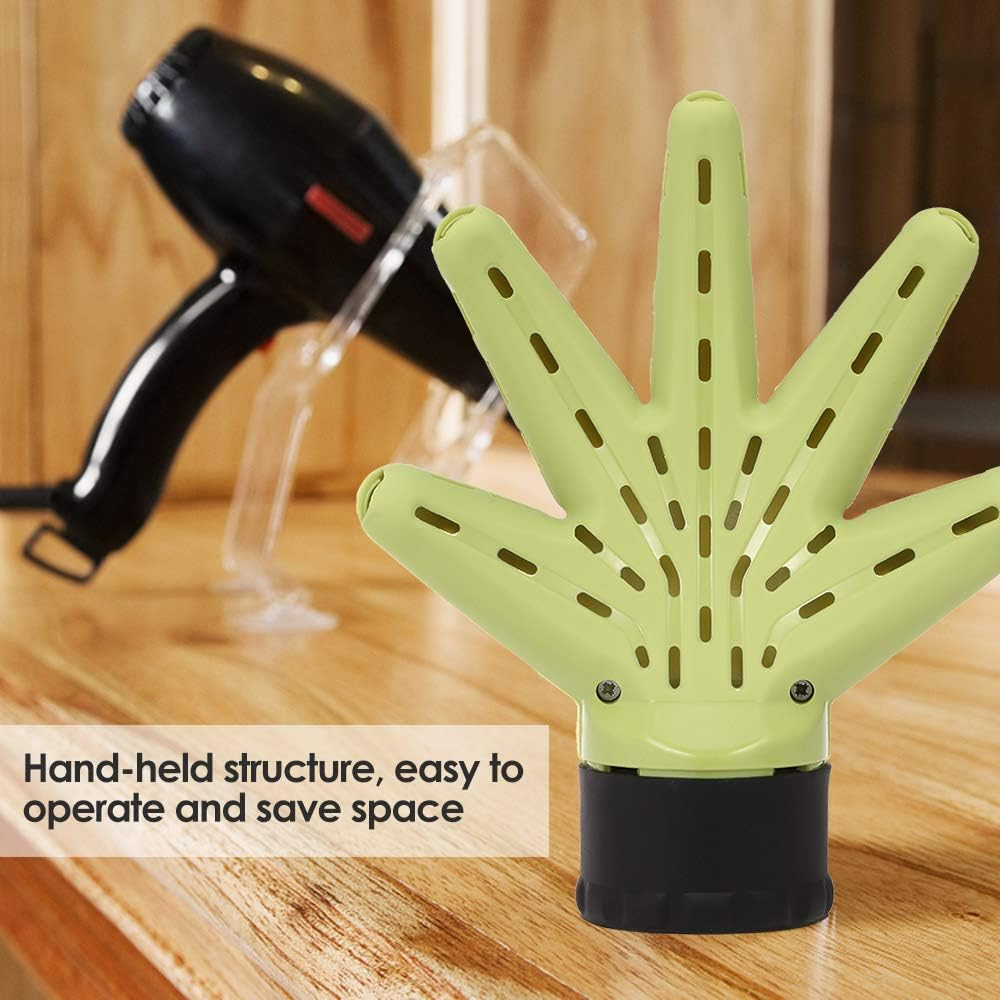 H Dryer Diffuser Hand Shape Plastic Professional Hairdressing Tool S N Hairs Ling Accessory for Curly Hair image number 4