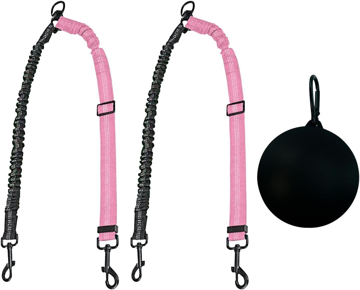 JDNFKG 2 X Double-Headed Dog Dogs and 1 Piece Snack Bag, Outdoor Pet, Adjustable Lead, Training Lead. image number 2