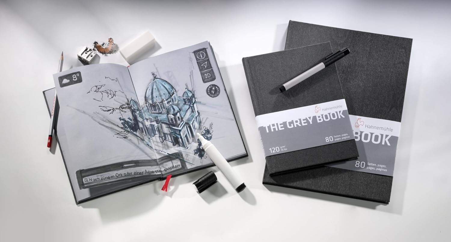 Hahnemuhle the Grey A5 120Gsm Sketch Book image number 5