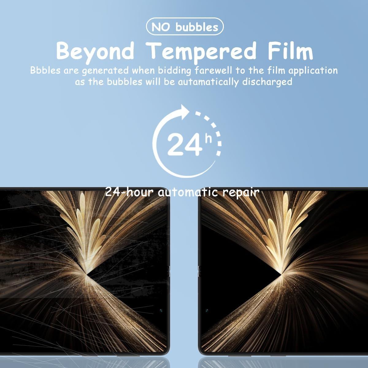 Yonntmmi Screen Protector for Honor Magic V5, Flexible TPU Film, Pack of 2 [Non-Parent Protection Glass], Bubble-Free, Soft, Anti-Scratch, HD TPU for Tempered Glass for Honor Magic V5