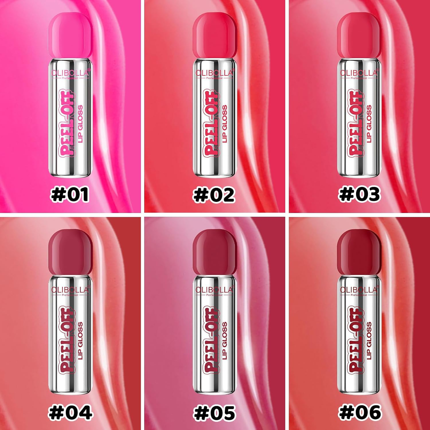 YBUETE Peel off Lip Liner Stain, Long Lasting Waterproof Peel off Tattoo, Quick Wipe off Peel off Lip Gloss, Highly Pigmented Matte Finish Lip Stain, on All Day Non-Stick Cup Magic Lip Color Tint - 02 image number 4