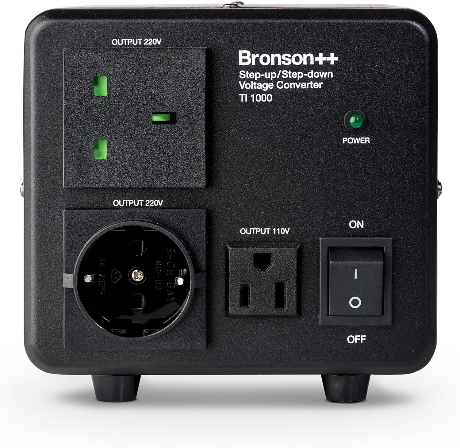 Bronson++ TI 1000 110 Volt USA Voltage Converter Toroidal Core Transformer 1000 Watt In: 110 V or 220 V/Out: 110 V and 220 V - Bronson 1000 W image number 4