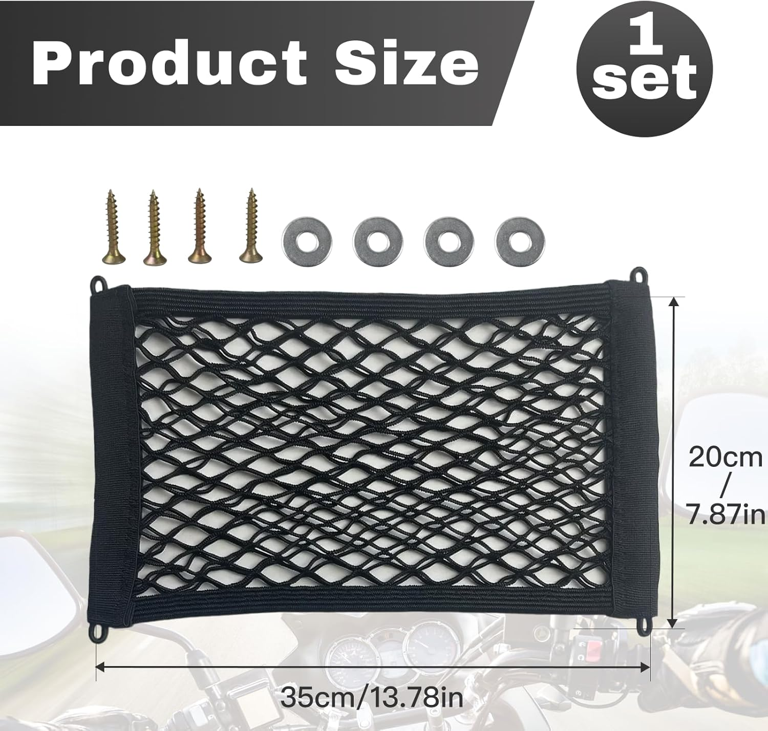 Universal Ski Helmet Holder for Backpack, Double-Layer Elastic Mesh Net, Fits Snow & Off-Road Helmets, E-Bike & Hiking Storage Accessory image number 4