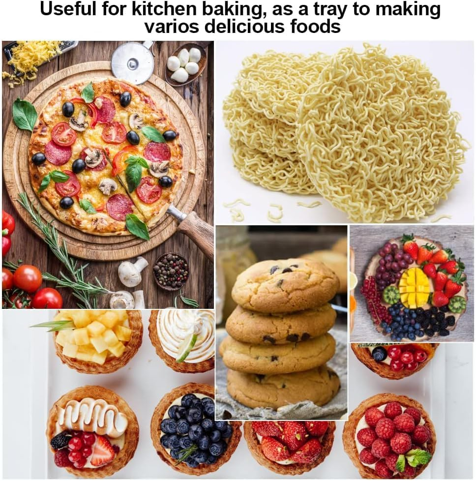 DATOUPINGQI Sandwich Cake Tin, 8 Inch Cake Tin Set of 2, Non-Stick round Cake Tins for Baking Cake, Pies, and Pudding - Easy to Clean Black Carbon Fixed Base round Cake Tin with Handle