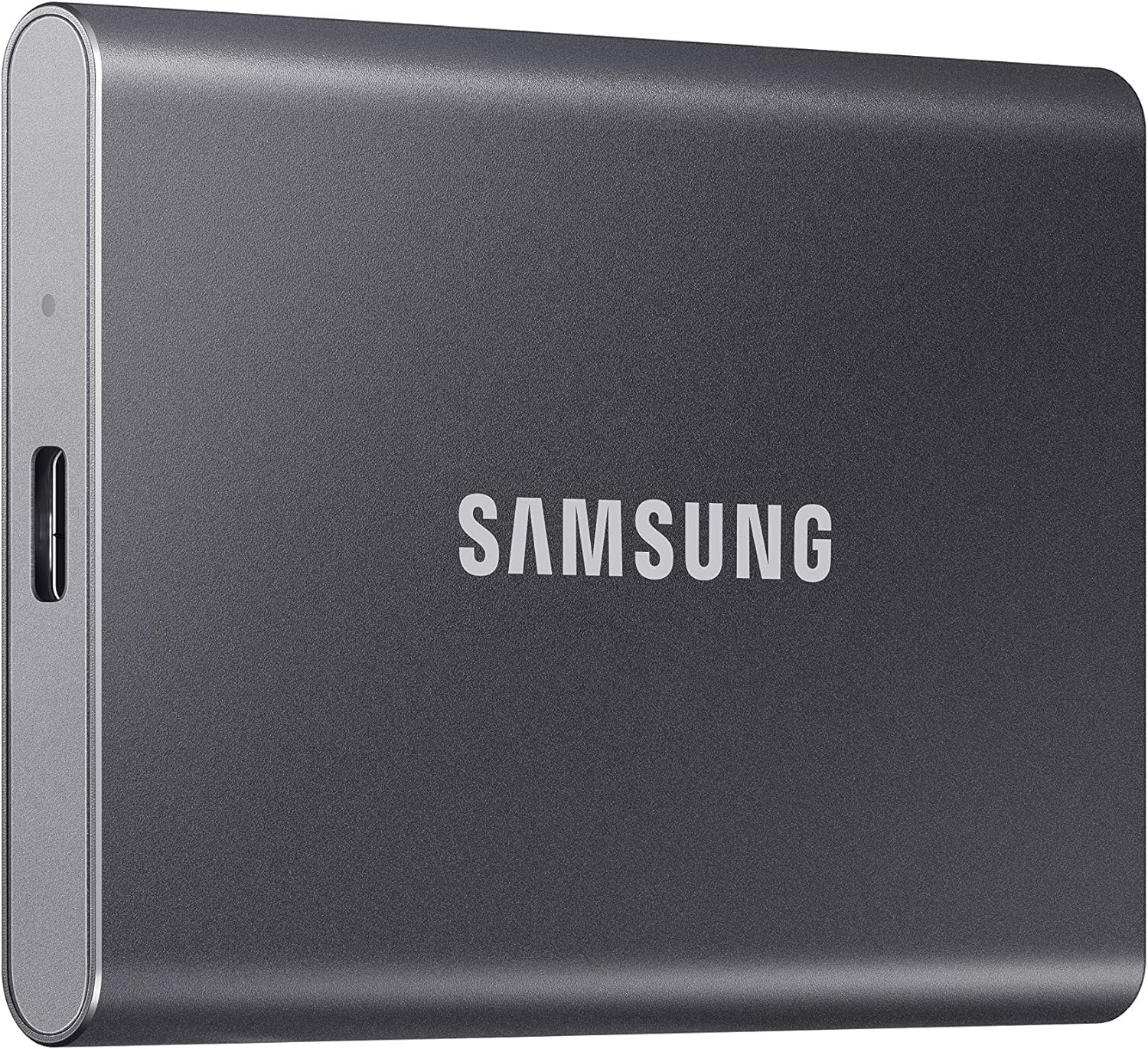Samsung T7 Portable SSD, 4TB External Solid State Drive, Speeds up to 1,050Mb/S, USB 3.2 Gen 2, Reliable Storage for Gaming, Students, Professionals, MU-PC4T0T/AM, Gray