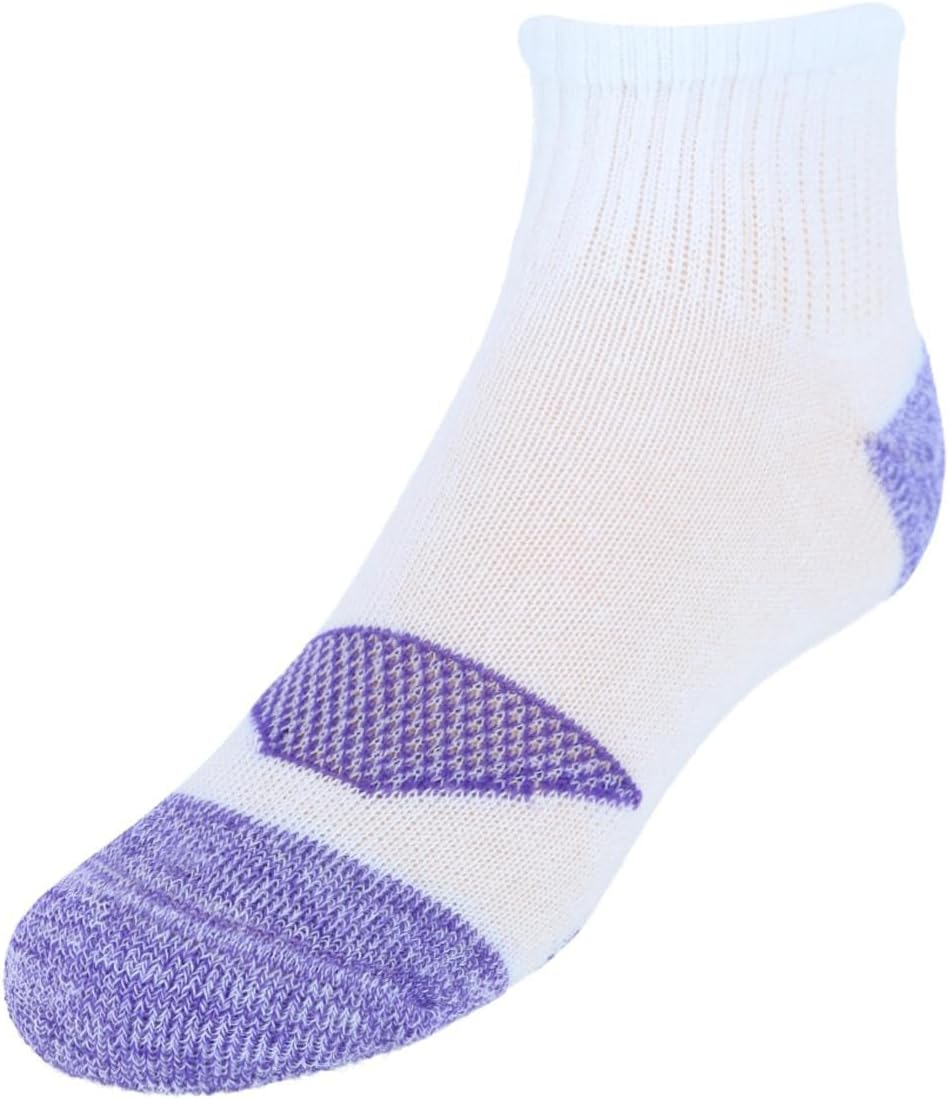 Hanes Girls' Cool Comfort No Show Socks, 12-Pair Pack