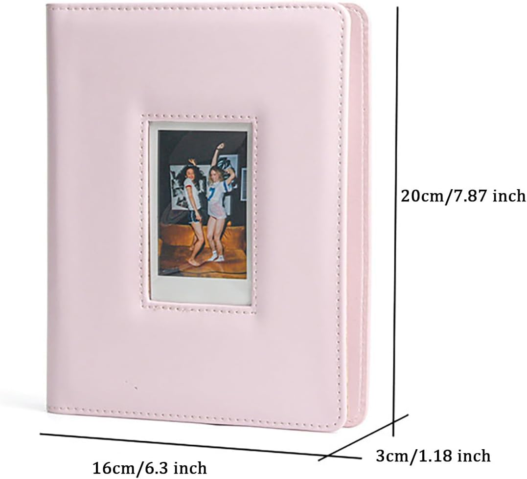 LAYOMI 288 Pockets Photo Album for Fujifilm Instax Mini 11 12 40 90 Evo Liplay Instant Camera, Photo Album for Polaroid Kodak HP Zink 2X3" Photo (White) image number 1