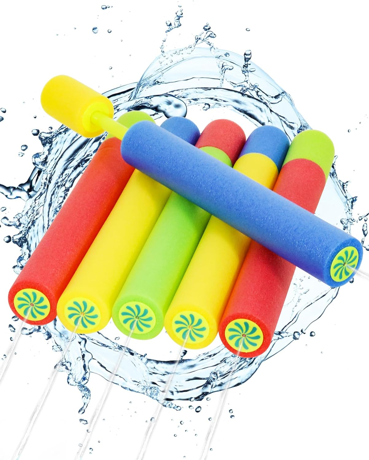 Kids & Adults Water Blasters, Powerful Range Water Guns - Shoots up to 12 Metres, Summer Outdoor Pool Play, Perfect for Aussie Beach Fun, Suitable for Ages 4-10 Boys and Girls (6 Pack) image number 3