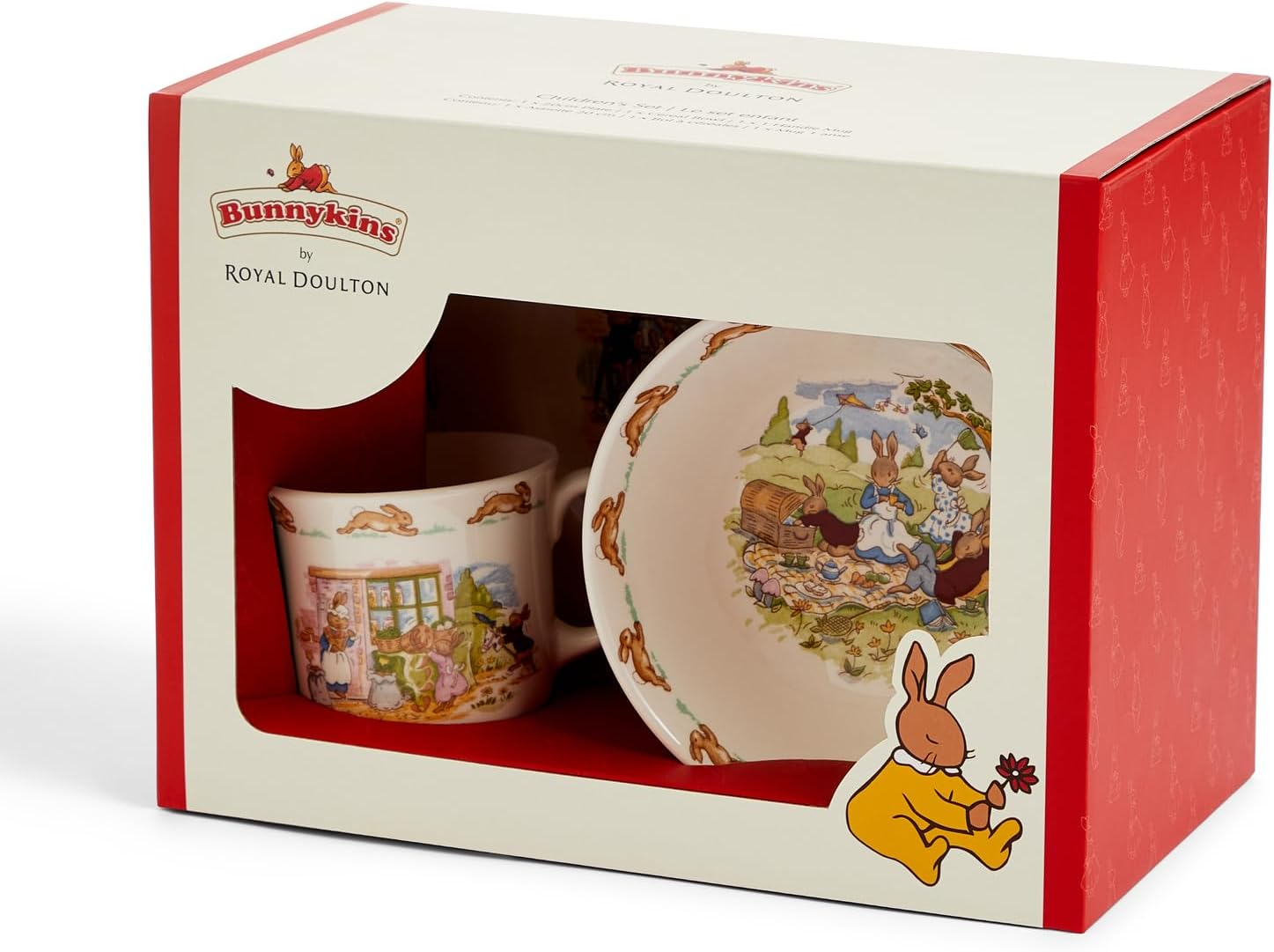 Royal Doulton Bunnykins Childrens Bowl, Plate and Mug Set (3-Pieces) image number 2