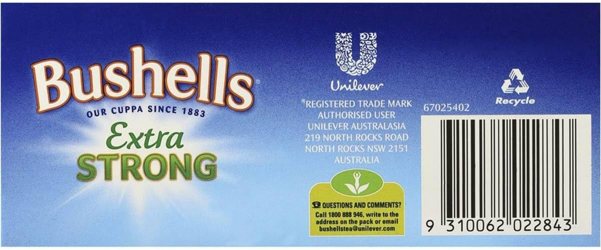 Bushells Extra Strong Tea 200 G (100 Teabags) image number 3