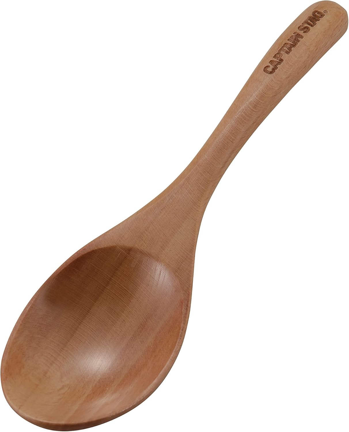 Captain Stag UP-2704 Wooden Cutlery Spoon, Soup Spoon, Wood Breath image number 2