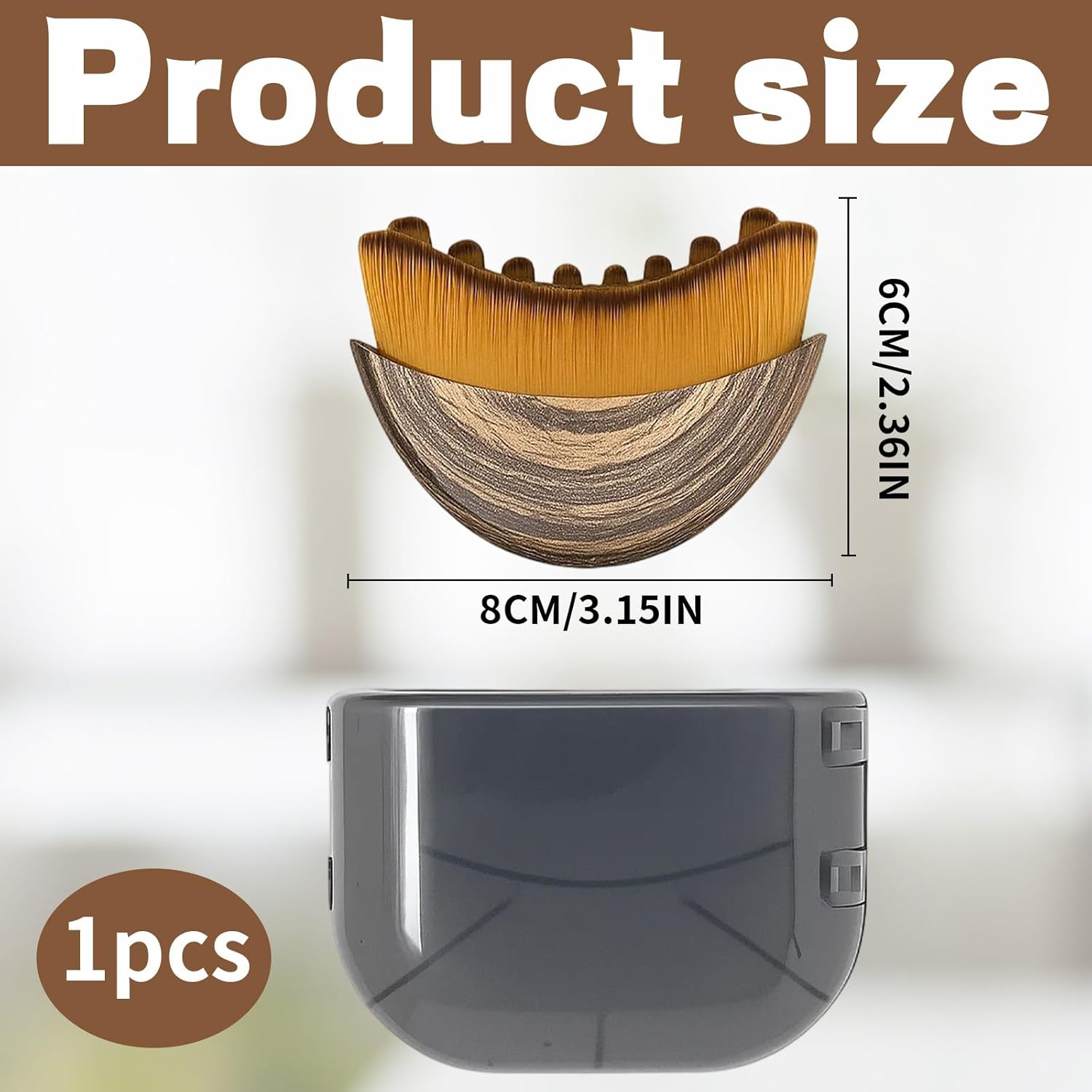 Lymphatic Contour Face Brush, Dry Brushing Face Brush, Lymphatic Drainage Massager for Face, Chin & Jawline Sculpting,Fit the Skin Precisely and Relieve Fatigue 9X7 Cm (1 PC) image number 2