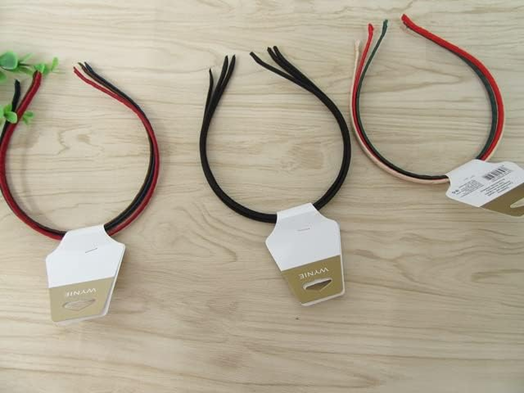 12Pcs Candy Color Headbands Hair Band Hair Hoop 5Mm Mixed image number 4