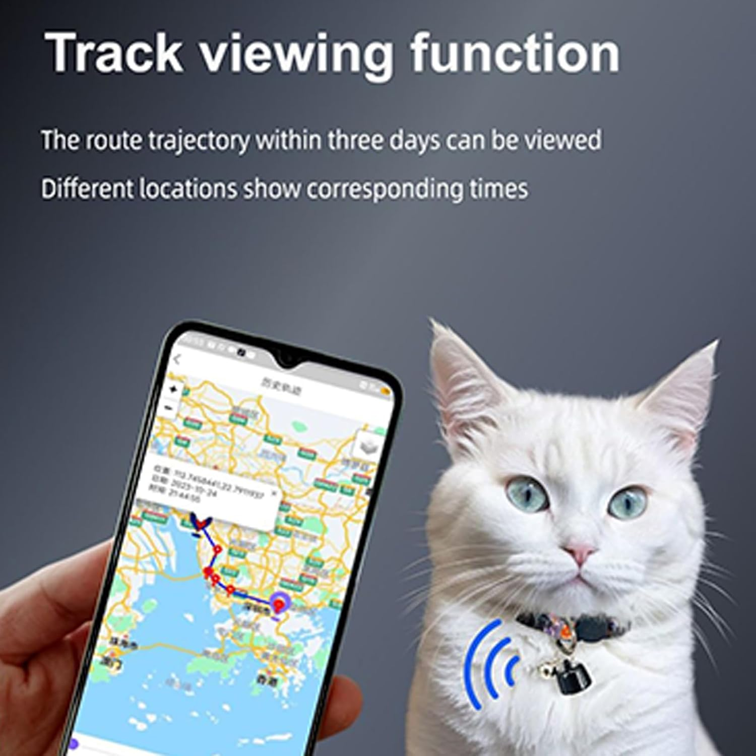 Pet Tracker | Puppy Locator Portable - Smart Key Locator, Easy Setup Positioning Tracking Device for Dog Backpack Purse Bike image number 2