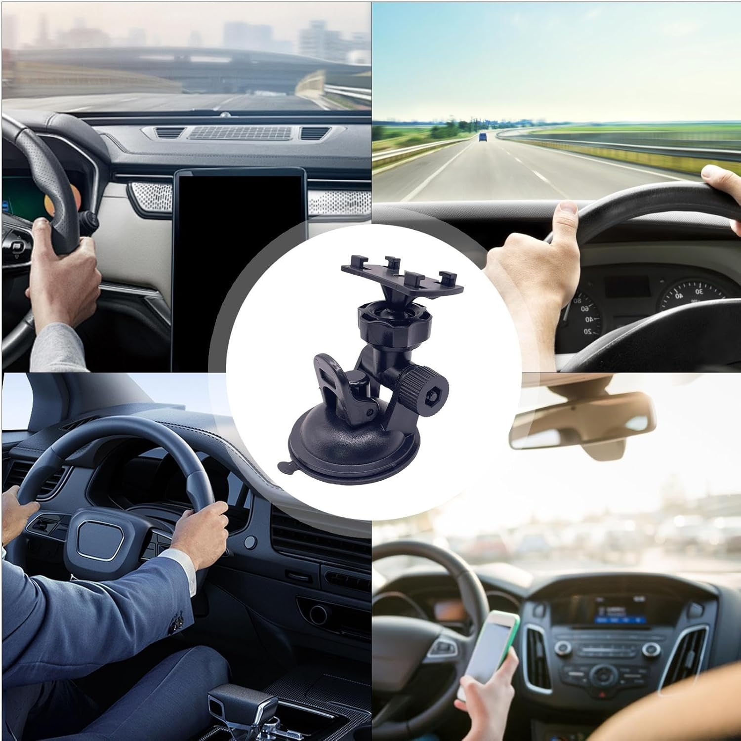 Suction Cup Camera Mount, Dash Cam Windshield Mount, Adjustable Angle, Quick Release, Automobile Interior Accessories for Windshield Window - 55Mm image number 5