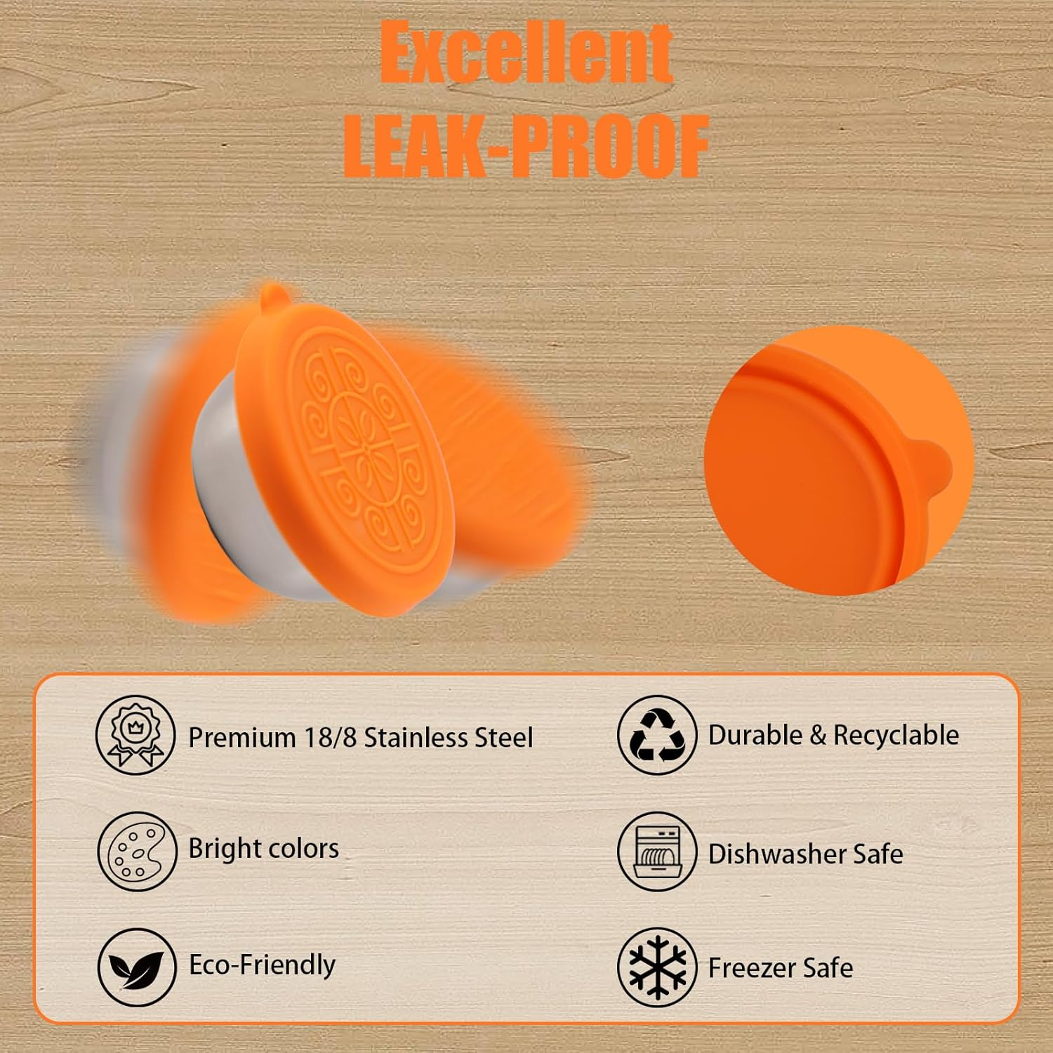 6X1.6 Oz Salad Dressing Containers with Lids, Reusable Snack Containers with Lids, Small Condiment Cups, Sauce Cups, Suitable for Lunch Boxes, Picnics, Travel Meal Prep and Kitchen Storage image number 6