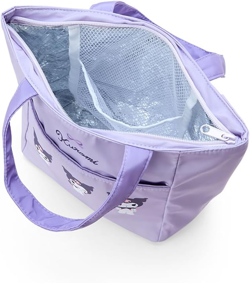 Sanrio 805572 Kuromi Insulated Lunch Bag, Kuromi-Chan Kuromi, 8.3 X 11.8 X 4.5 Inches (21 X 30 X 11.5 Cm), Character image number 1