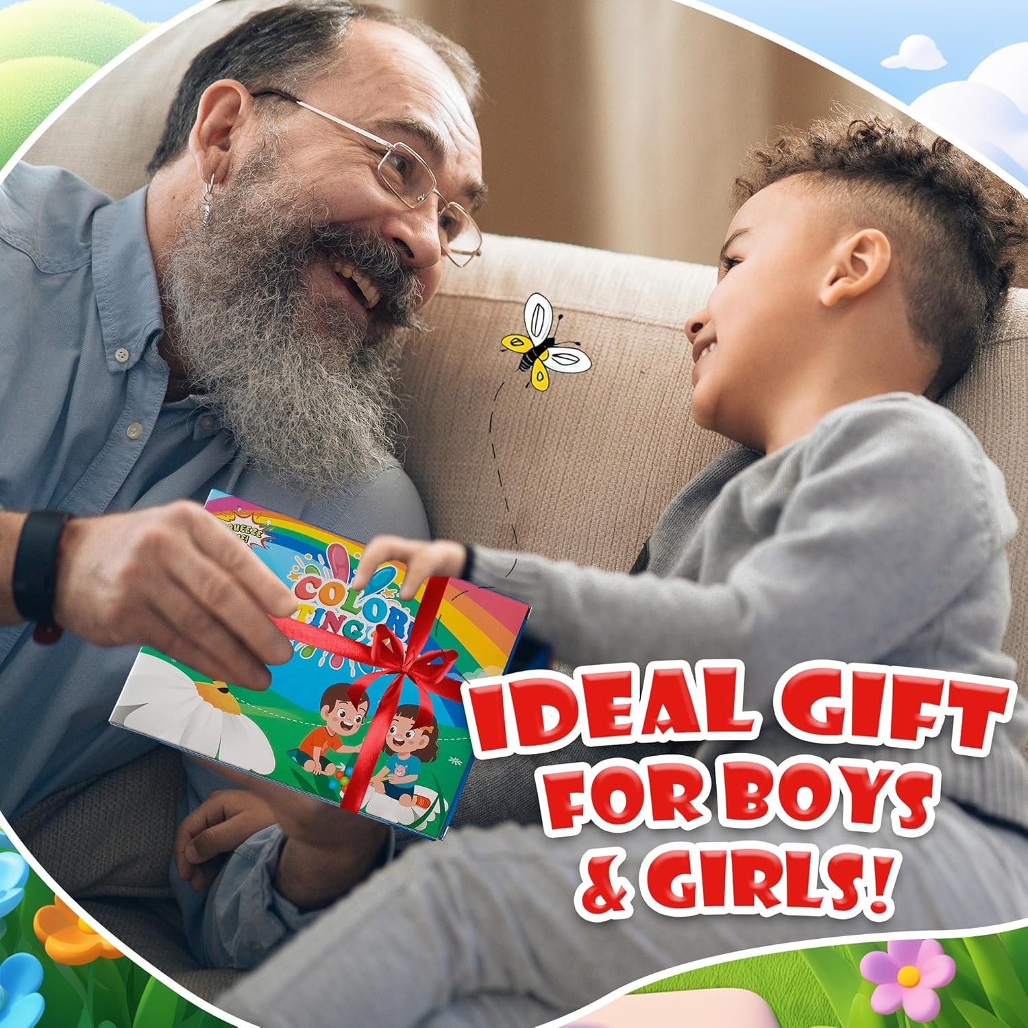 Colour Sorting Toys Sensory Toy - Squishy Shark Sensory Fidget Autism Toy for Toddlers, Calm down Color Matching Toy Preschool Learning Activity Educational Montessori Toys for Kids Boys Girls Gifts image number 5