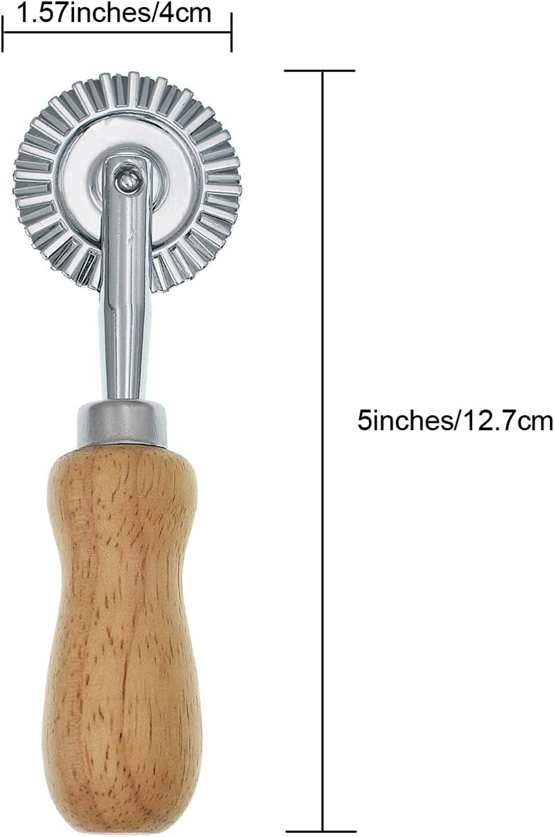 1.57" Pasta Maker Cutter Wheel, Kitchen Gadget Features Ravioli Crimper Cutter Wheel for Home and Kitchen Use image number 1