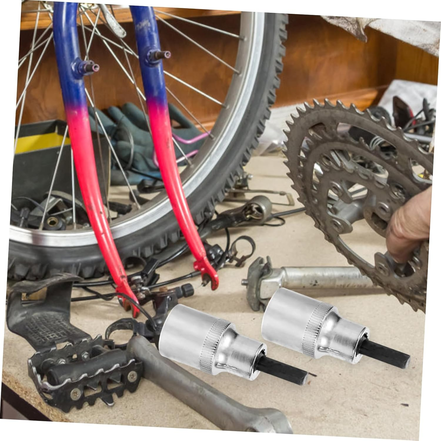 WOONEKY 3Pcs Suspension Strut Spreader Tool Set for Automotive Mechanics Car Shock Absorber Removal Steering and Suspension Tool White image number 2