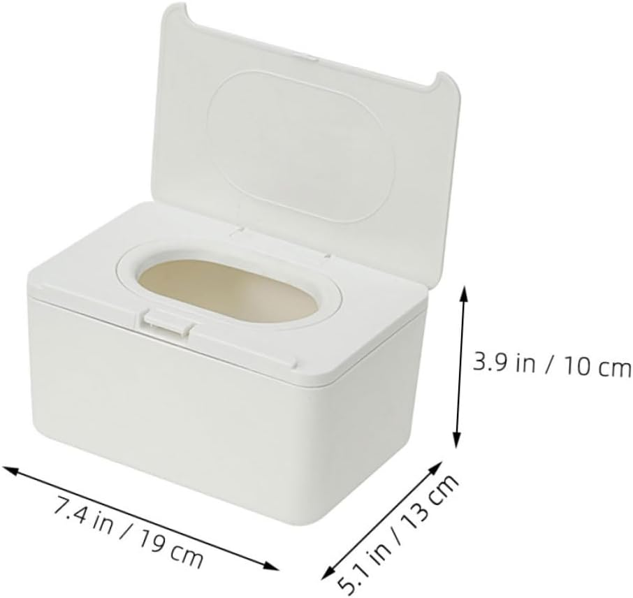 2Pcs Wipe Dispensers Portable Reusable Wipe Holders for Bathroom Storage Compact Containers for Wet and Dry Desktop Organizer image number 4