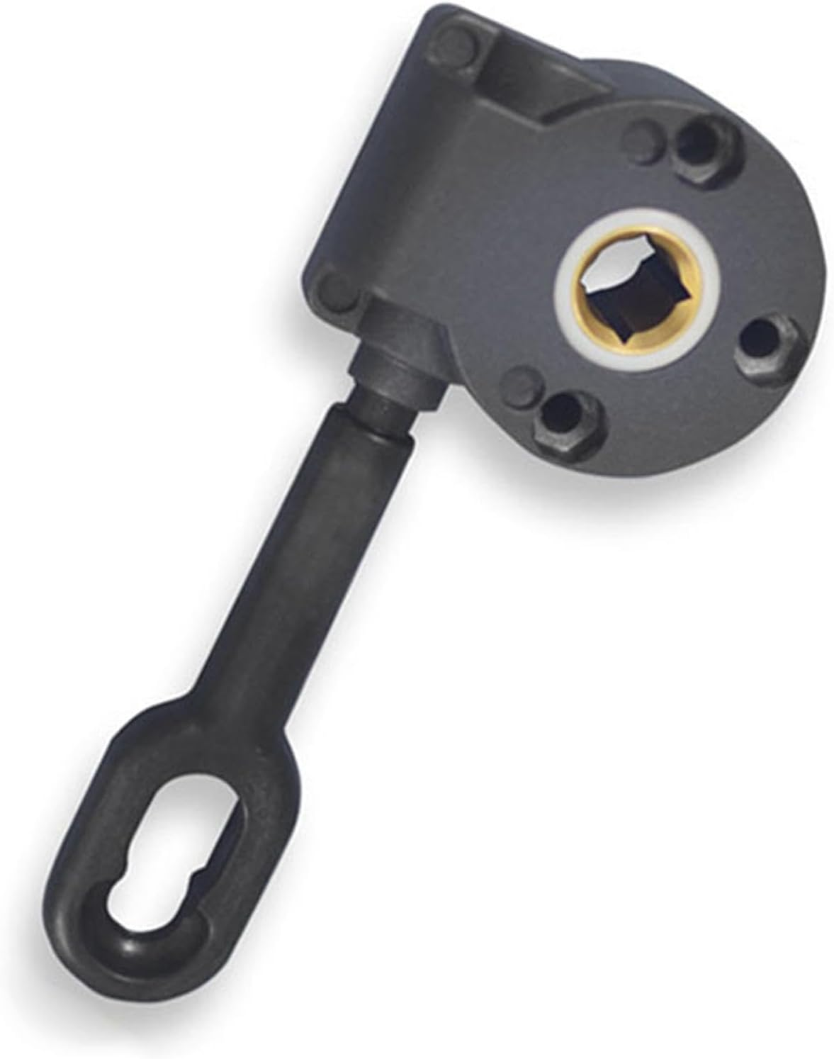 Outdoor Black Awning Crank Gearbox Accessories Aluminium Alloy Easily Install 360 Degree Rotating Lightweight Canopies Parts image number 5