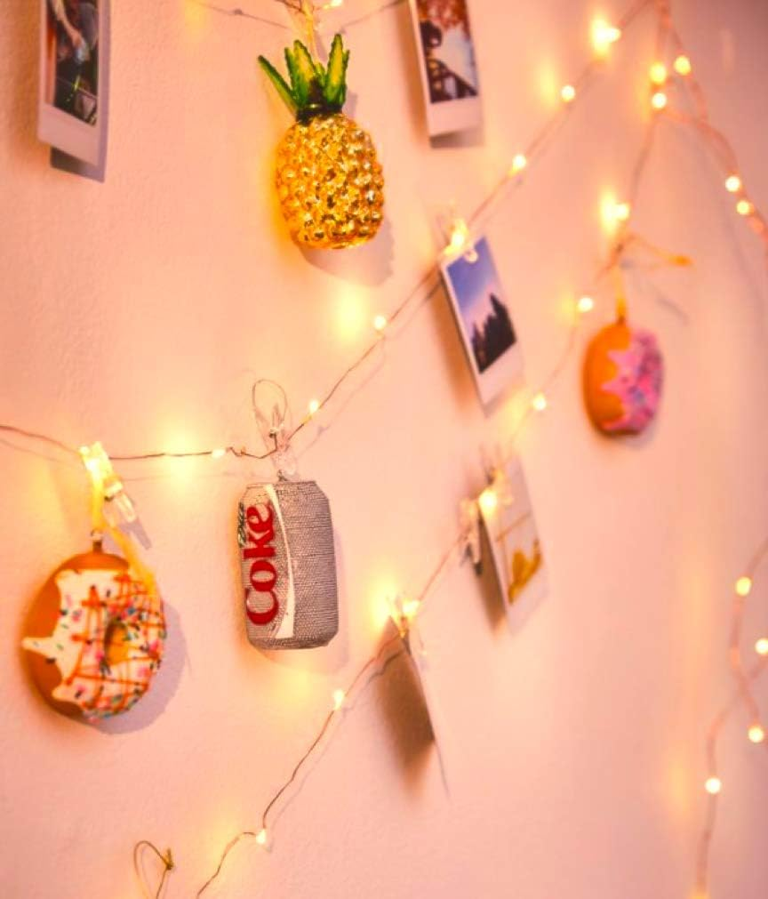 EZDC 50 LED Photo Clip String, Fairy Lights with Clips for Pictures, Polaroid Lights for Bedroom & Dorm Room Decoration image number 3