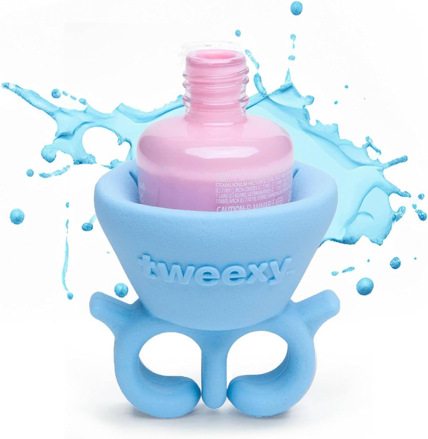 Tweexy - the Original Wearable Nail Polish Bottle Holder - Bonbon Pink