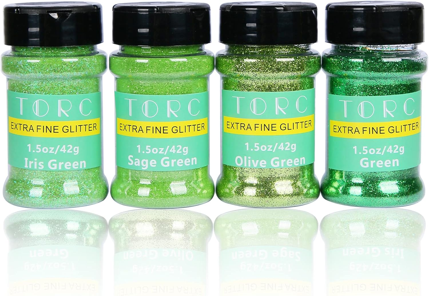 TORC 6 Oz Blue Fine Glitter Set for Resin Crafts Tumblers Slime Cosmetic Nail Art Makeup Craft Glitter for Art and Decoration