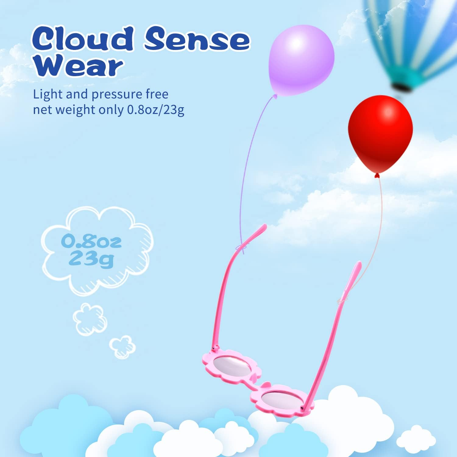 Mdvora 2/4/8/12/24 Pack round Flower Sunglasses Set, Outdoor Kids Sunglasses Kit, 12 Color Options Flower Sunglasses