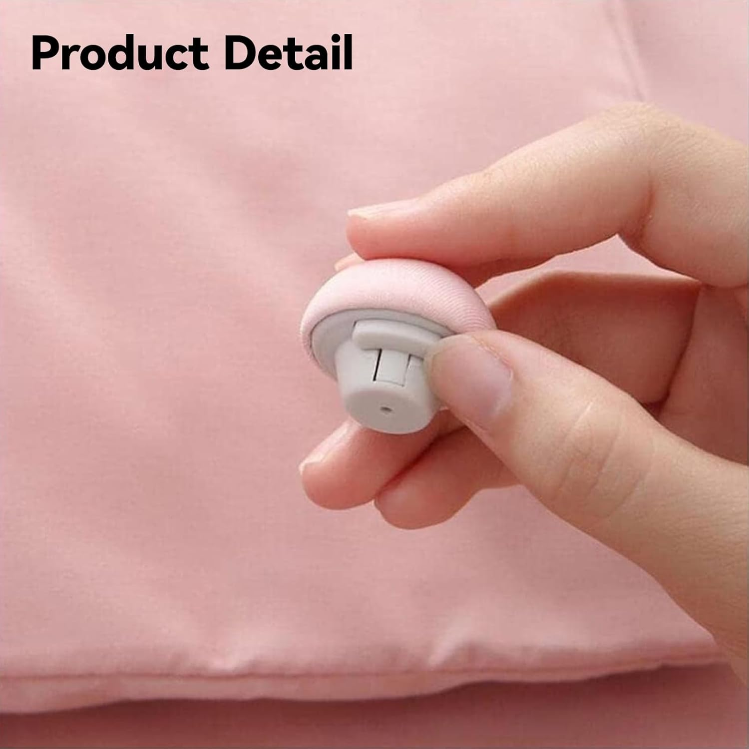 16 Pcs Duvet Pins - Duvet Cover Holding Clip, Reusable Quilt Fixing Buckle, Non-Slip Comforter Clips Keeps Comforter from Shifting for Fixing Bed Sheets, Duvet Covers, Cushions, Curtains (White) image number 2