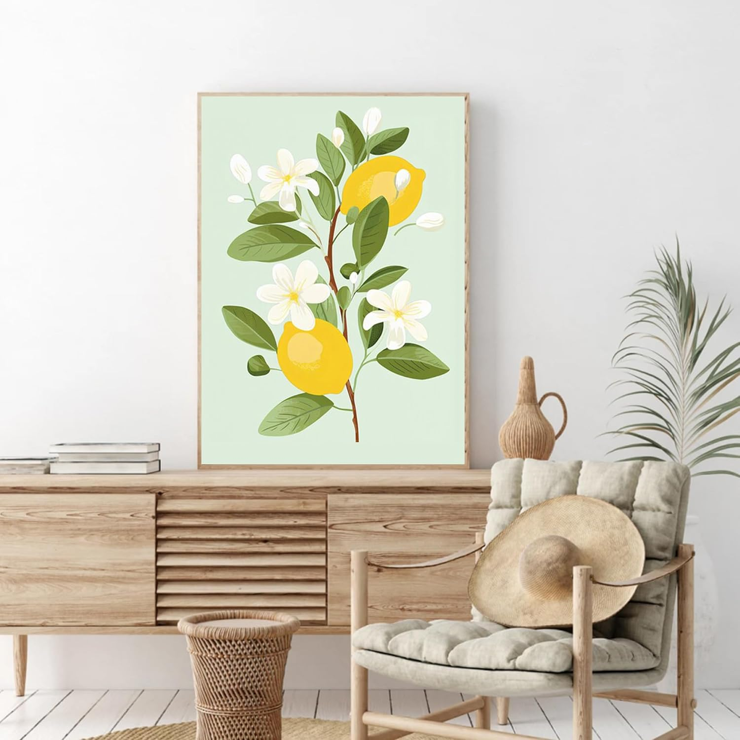 Cupmod 6Pack Paint by Number for Adults and Kids,Diy Acrylic Painting Paint by Numbers Kits on Canvas without Frame,Fruit Oil Painting for Home Wall Decor 7.8X11.8Inch - Clear image number 2