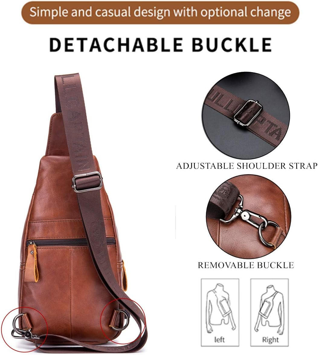 BULLCAPTAIN Genuine Leather Sling image number 3