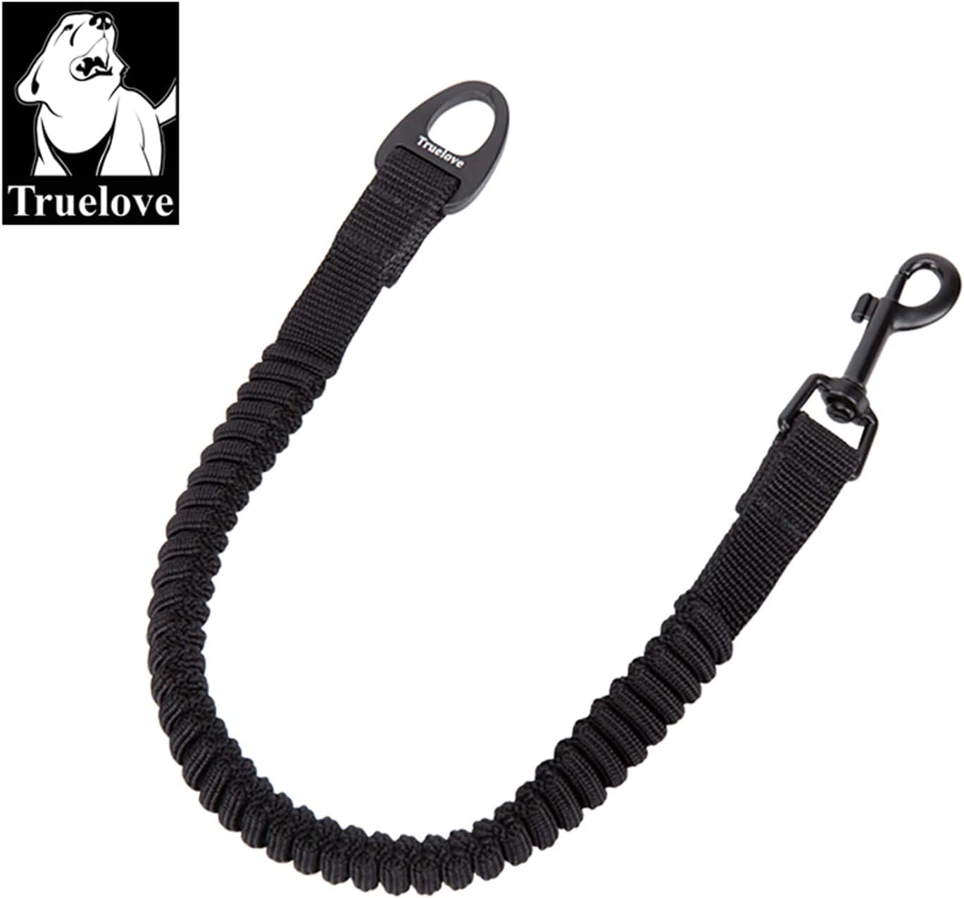 True Love Bungee Extension for Leash, Medium, Black