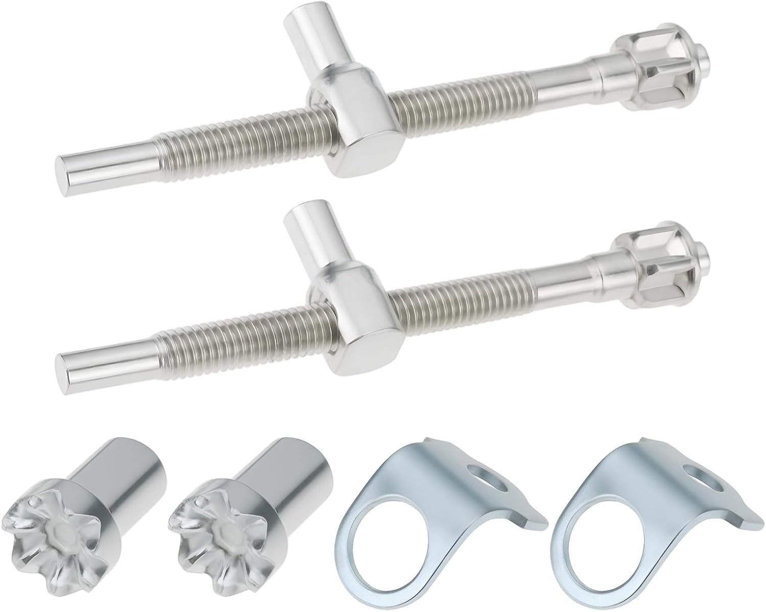 Emsea 2 Sets 68Mm Adjustable Chainsaw Tension Screw Nut Set for Most Electric Saws