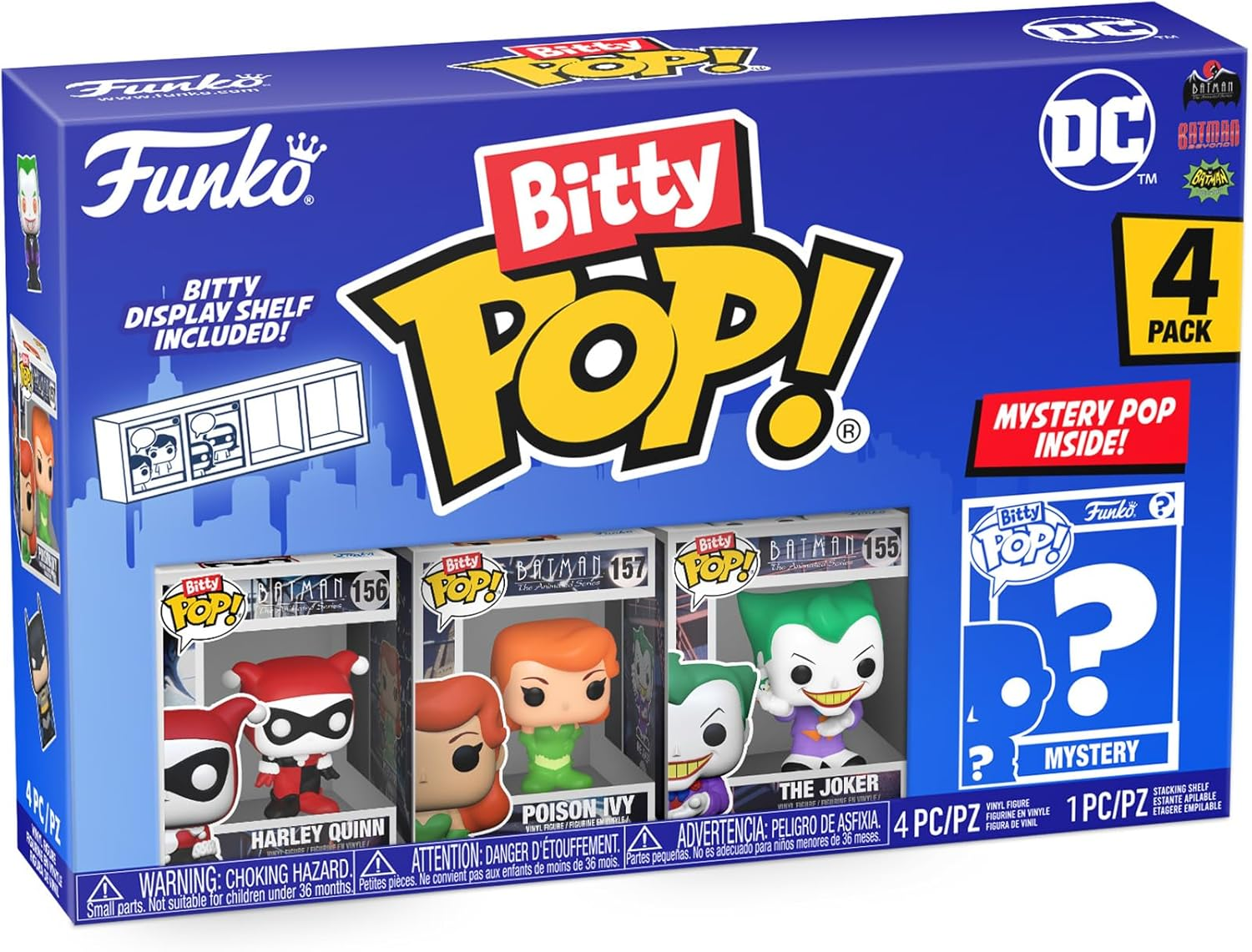FUNKO BITTY POP!: DC - Harley Quinn 4PK (Styles May Vary)