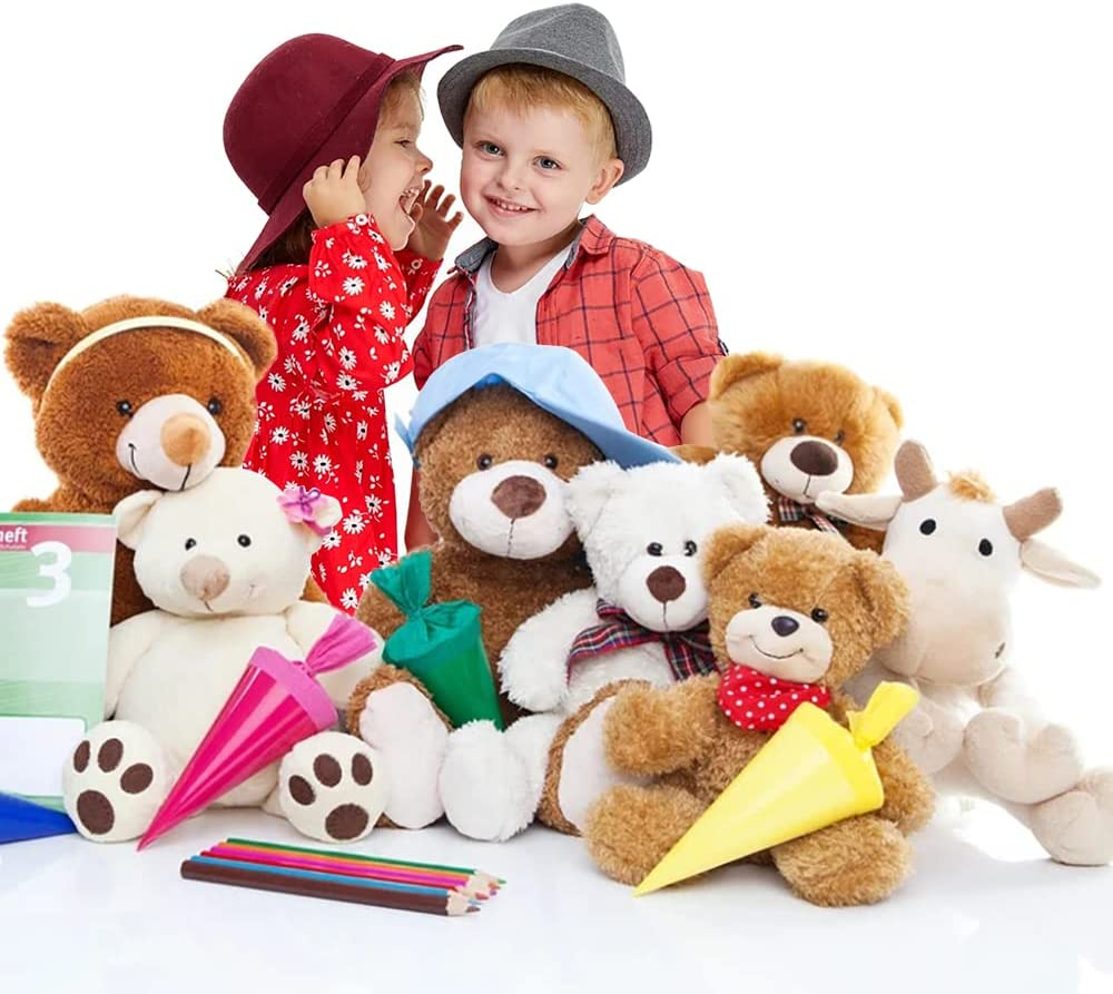 Findtop 1000 Pieces Black Plastic Safety Eyes with Washers for Stuffed Animal Eyes DIY Craft Projects (4 Sizes) image number 4