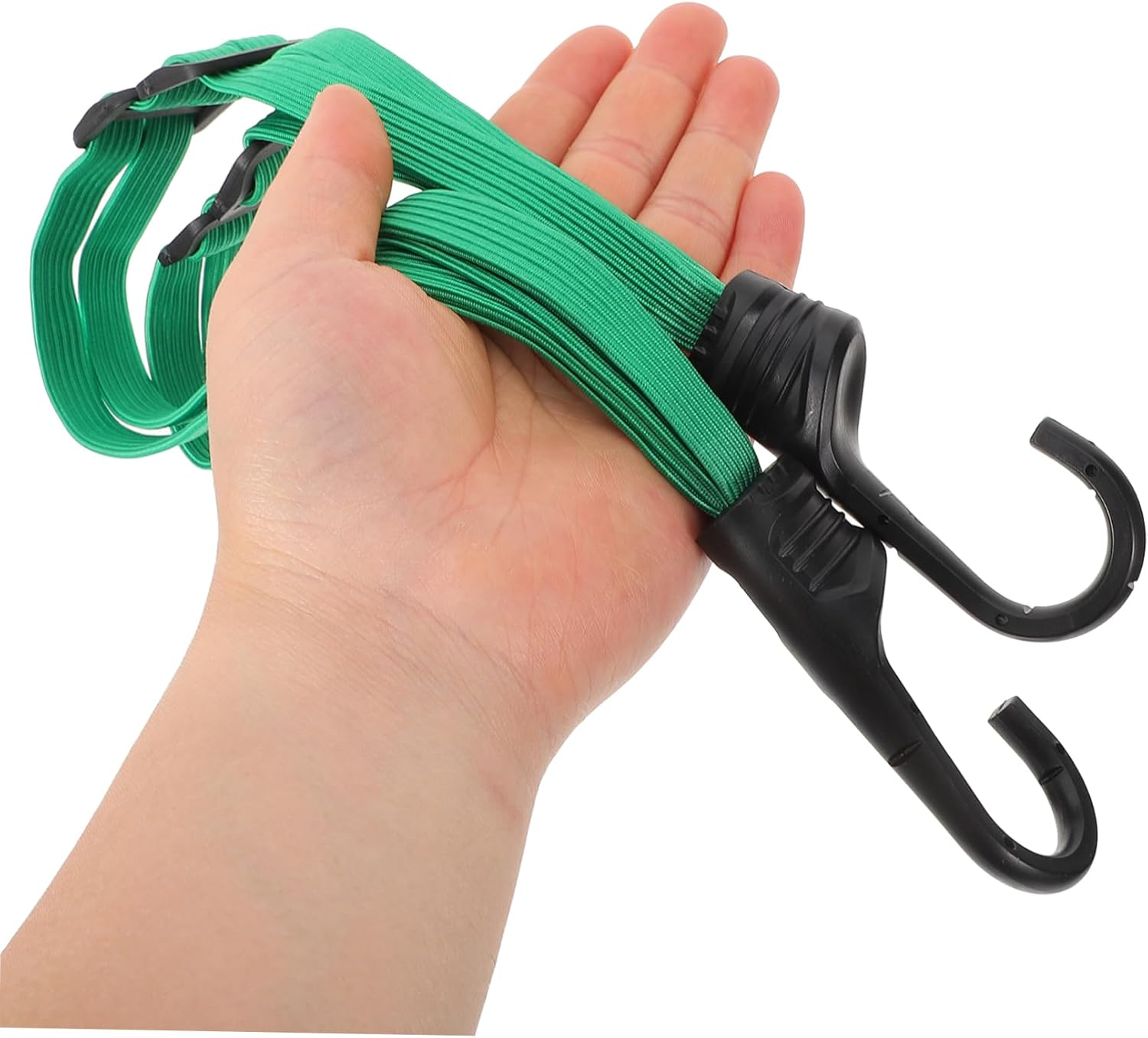 BELLIFFY Helmet Elastic Rope Motorcycle Helmet Net Green Motorcycle Accessories Luggage Binding Strap Outdoor Travel Cycling Gear image number 4