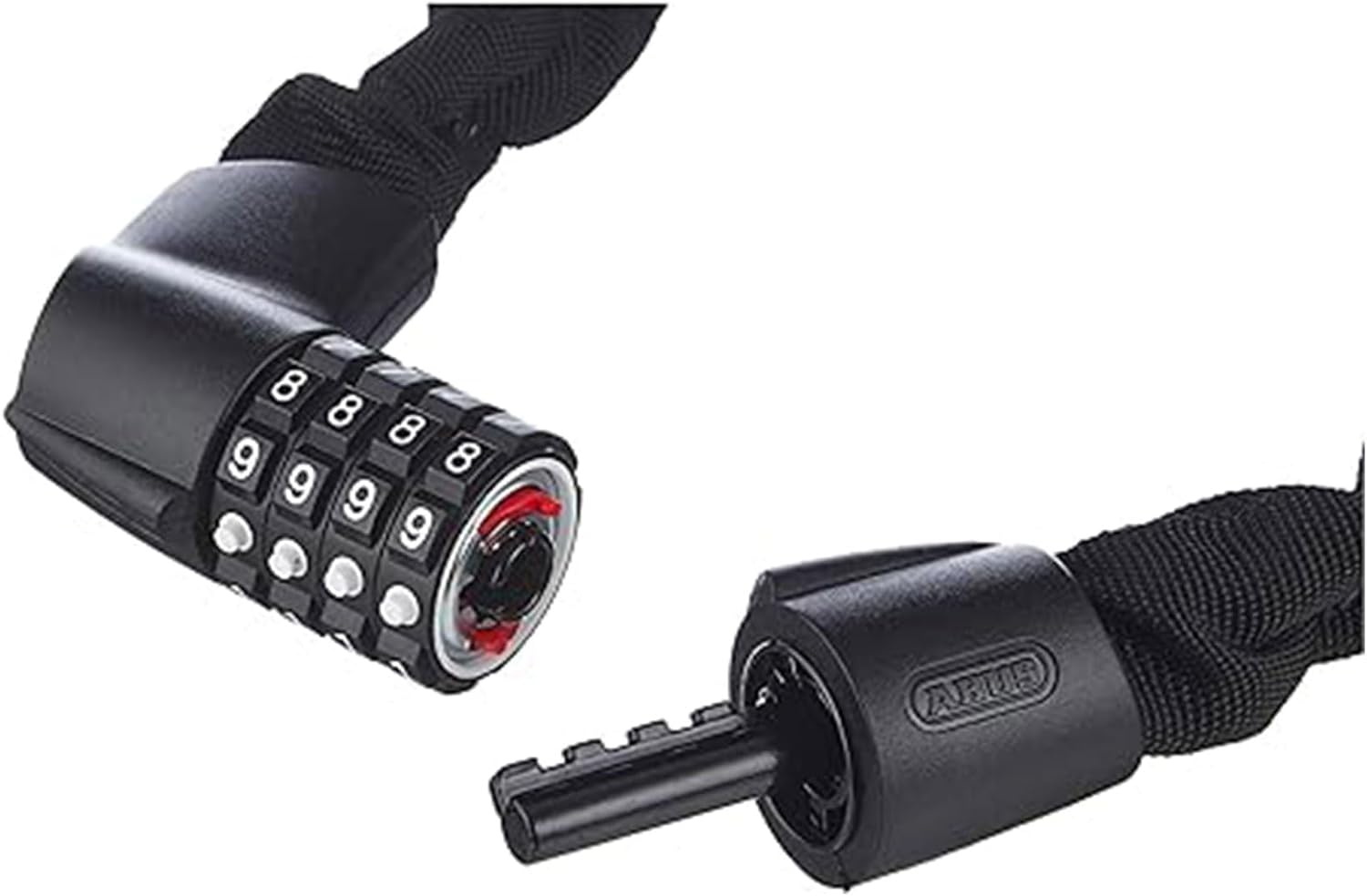 ABUS Tresor 1385/75 Grey Star Chain Lock - Hardened Steel Combination Lock - 6Mm Square Chain - ABUS Security Level 6 image number 2