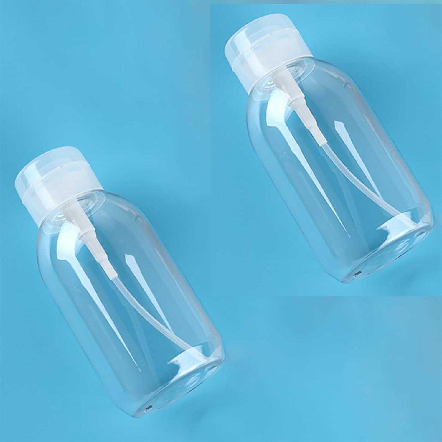 1 Pcs 500Ml Makeup Remover Pump Bottle Push down Pump Dispenser Alcohol Acetone Pump Container for Nail Polish Facial Toner image number 6
