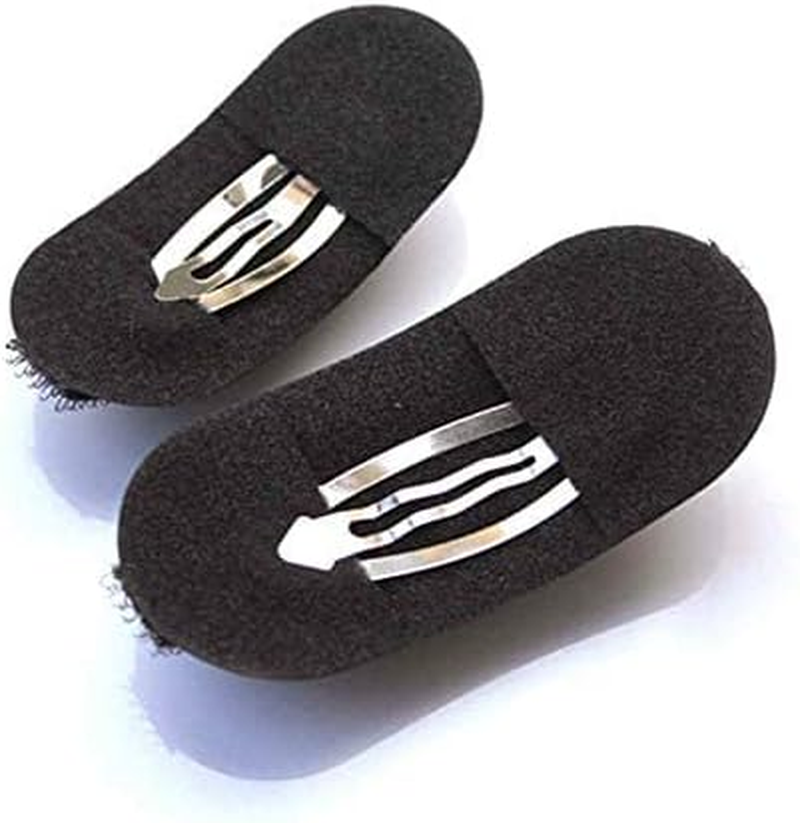 Witbicg Invisible Fluffy Hair Clip Hair Pads, Perfect Puff Hair Head, Puff Hair Head Pillow Head and Face Shape, Women'S and Girls Accessories, Pack of 2 (Black) image number 3