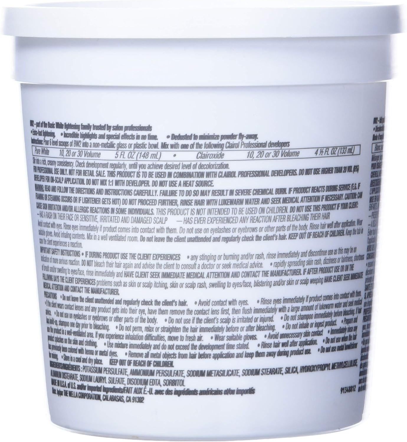 Clairol Bw2 Powder Lightener, 8 Ounce image number 4