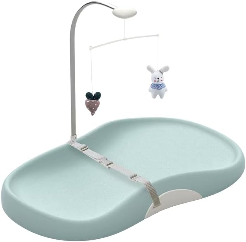 FLAIREON Baby Changing Pad, Waterproof Soft PU Change Pad for Babies, Portable Baby Changing Mat, Fits All Changing Tables, Lightweight Nappy Change Mat, Soft Change Mat Cover &ndash; Light Gray (Green)