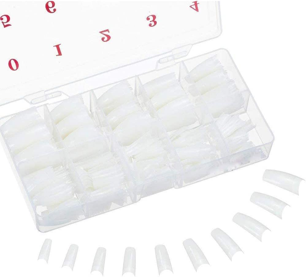 Haobase 500Pcs Nails Natural French False Nails Fake Nail Tips image number 3