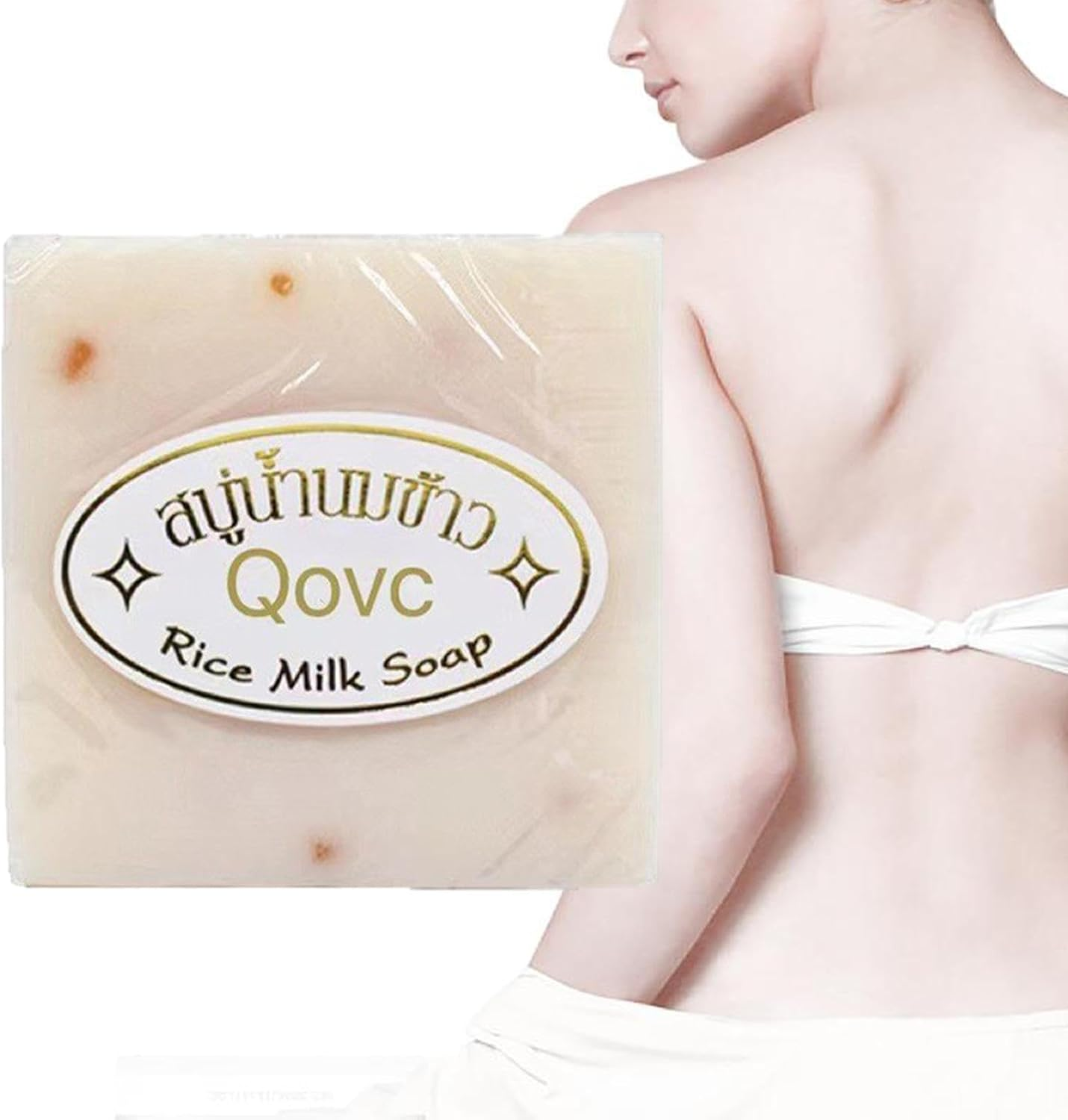 Thai Rice Soap - Multi-Functional Cleansing Bar for Washing Bathing,Travel-Friendly Beauty Product for Hand Washing, Removing Make-Up, Washing Face, Bathing, Shaving image number 3